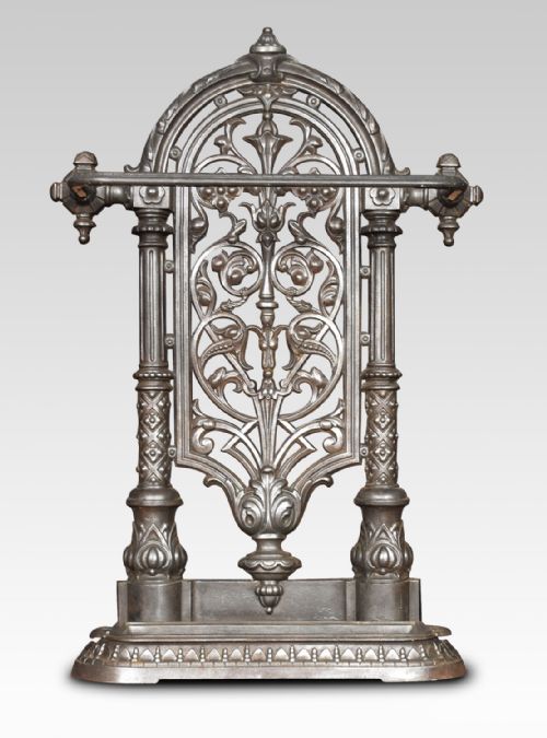 19th Century Scottish Victorian Cast Iron Umbrella Stand