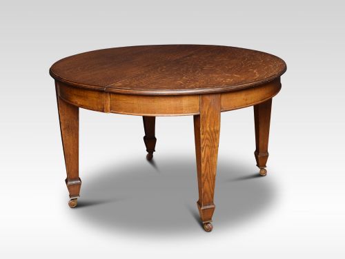 Oak Oval Extending Dining Table