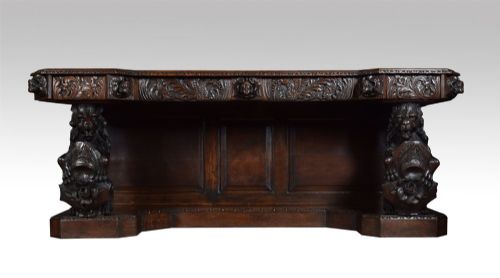 Large Carved Oak Sideboard
