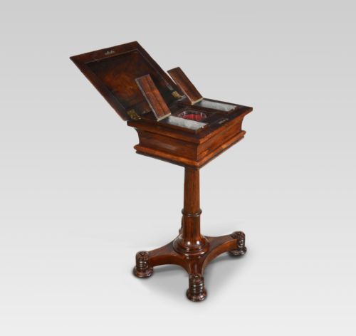 William IV Rosewood Teapoy