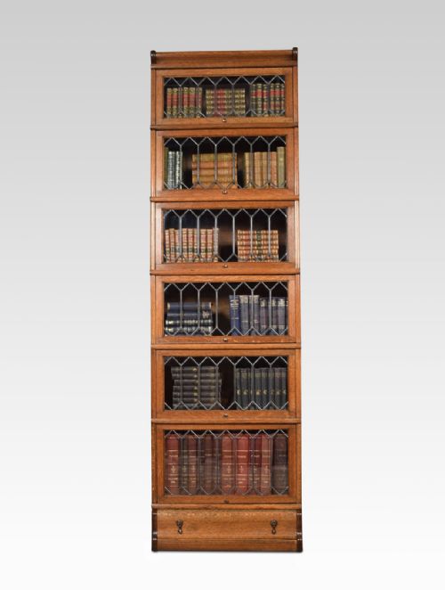 Oak Globe Wernicke Six Section Bookcase
