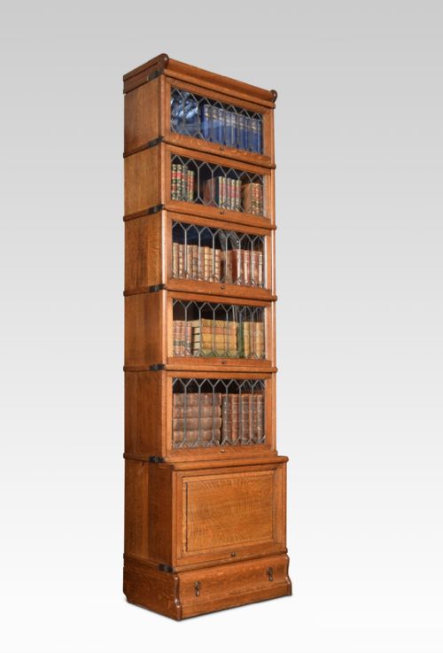 Oak Globe Wernicke Six Sectional Bookcase