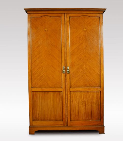 Satinwood Wardrobe by S & H Jewell