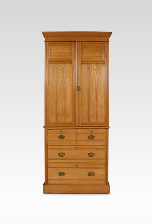 Late 19th Century Ash Linen Press