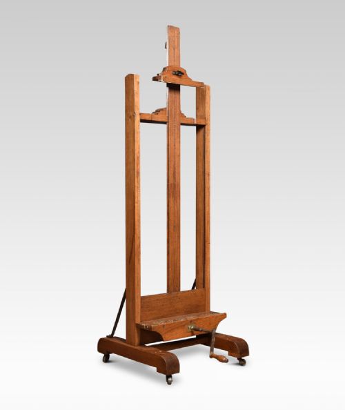 Oak Artist’s Adjustable Studio Easel