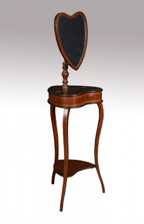 Sheraton Revival Mahogany Shaving Stand