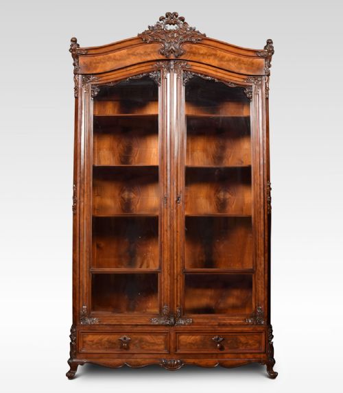 French Mahogany Bookcase