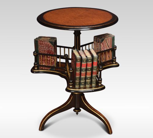 Amboyna and Ebony Book Table