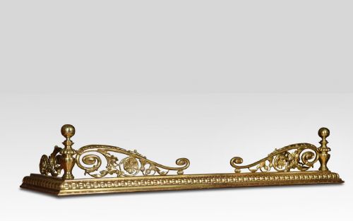 19th Century Brass Fender