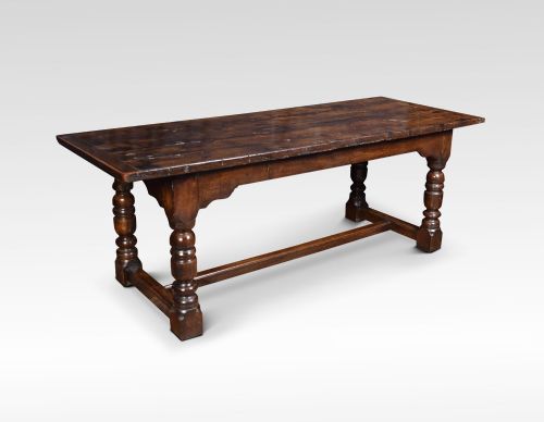 Large Oak Refectory Dining Table