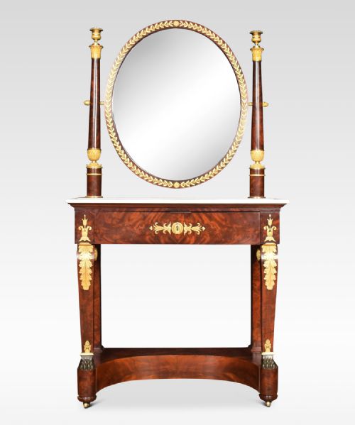 French Ormolu Mounted Empire Dressing Table