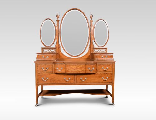 Edwardian Satinwood Dressing Table
