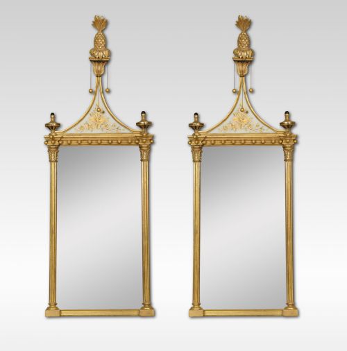 Pair of Neo Classical Pier Mirrors