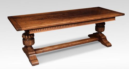Large 18th Century Style Oak Refectory Table