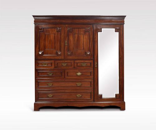 Mahogany Combination Wardrobe