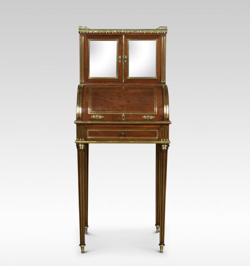 19th Century French Cylinder Writing Desk