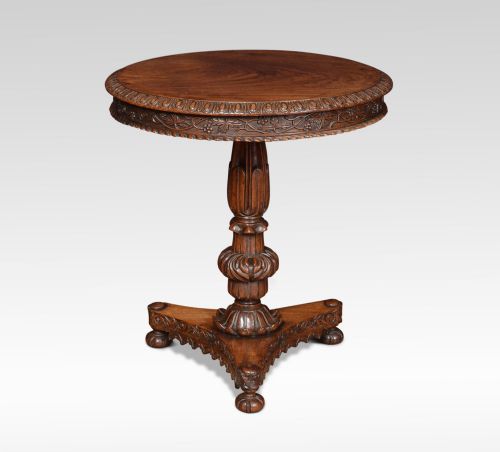 William IV Rosewood Pedestal Table