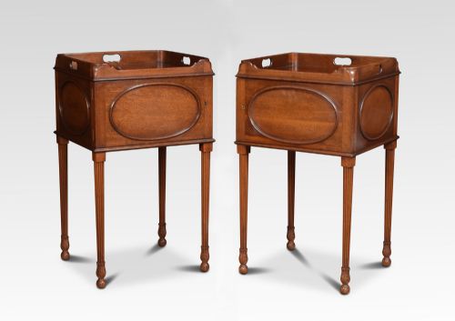 Pair of Mahogany Bedside Cupboards