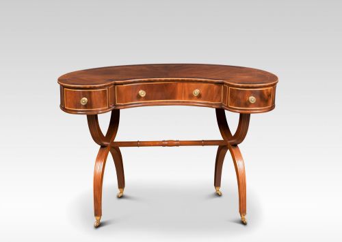 Mahogany Kidney Shaped Lady’s Dressing Table