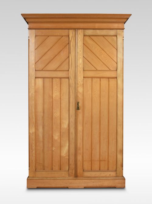 Arts and Crafts Ash Combination Wardrobe