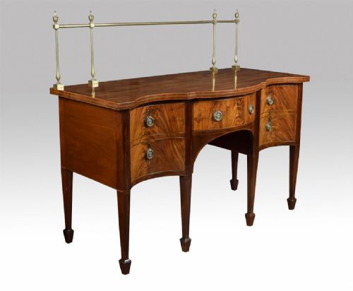 GEORGE III SERPENTINE FRONTED SIDEBOARD - ADDITIONAL PHOTO 1