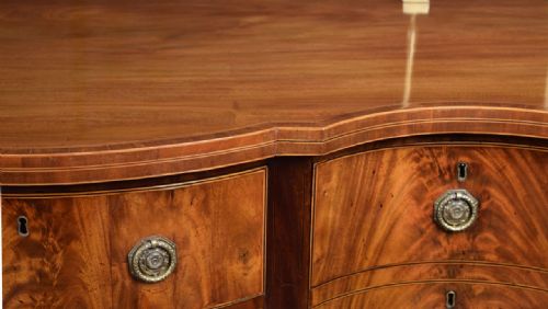GEORGE III SERPENTINE FRONTED SIDEBOARD - ADDITIONAL PHOTO 4