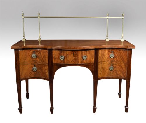 GEORGE III SERPENTINE FRONTED SIDEBOARD - ADDITIONAL PHOTO 6
