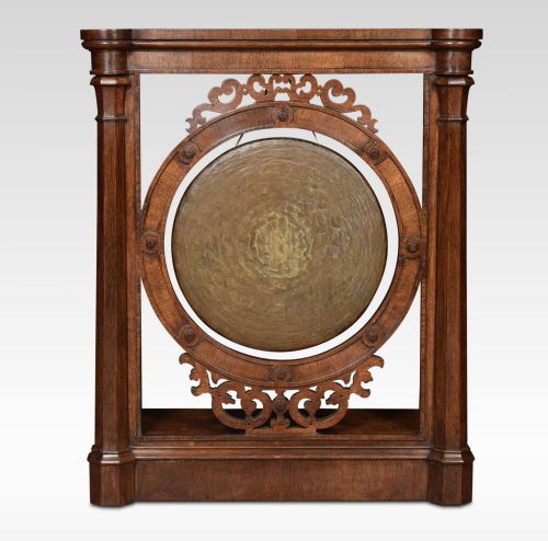 Oak Framed Dinner Gong of Gothic Design