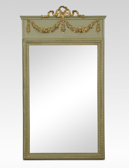 French Painted Pier Mirror