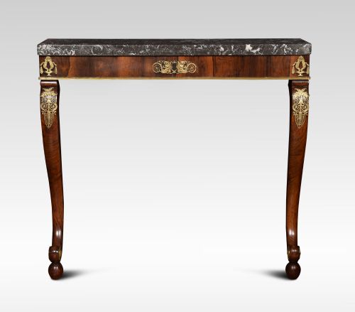 Regency Rosewood and Marble Topped Pier Table