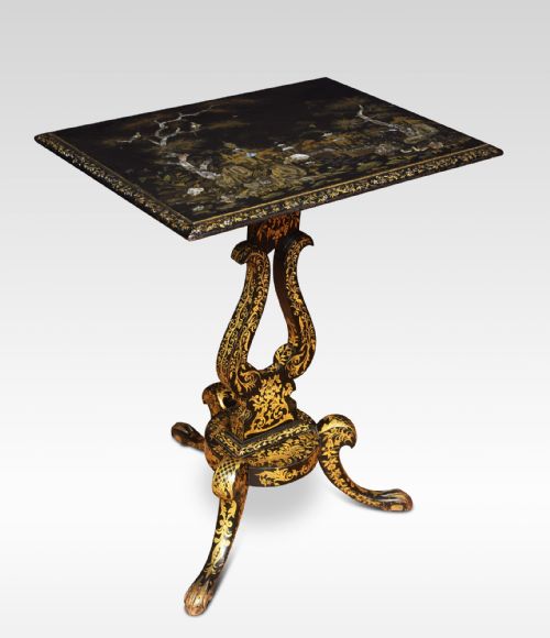 Chinoiserie Decorated Occasional Table