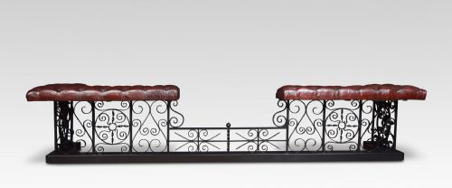 Substantial Wrought Iron Club Fender