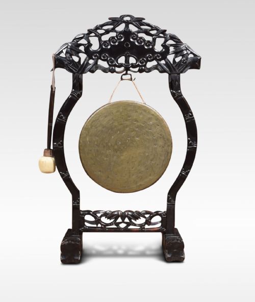 Chinese Carved Dinner Gong