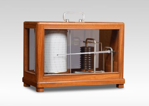 Large Barograph by R Fuess