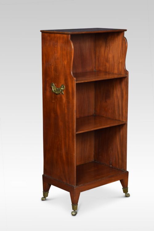 Georgian Style Mahogany Campaign Bookcase