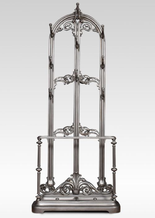 Coalbrookdale Style Cast Iron Hall Stand
