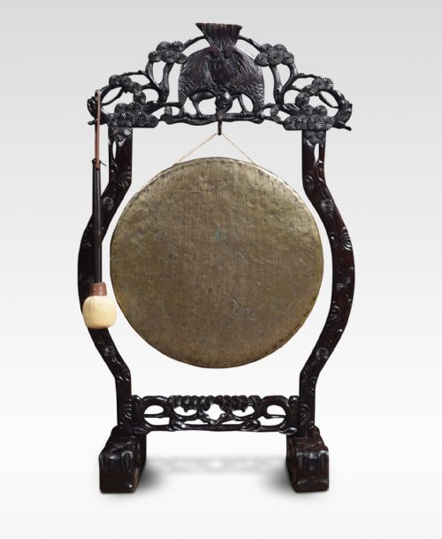 19th Century Chinese Carved Dinner Gong