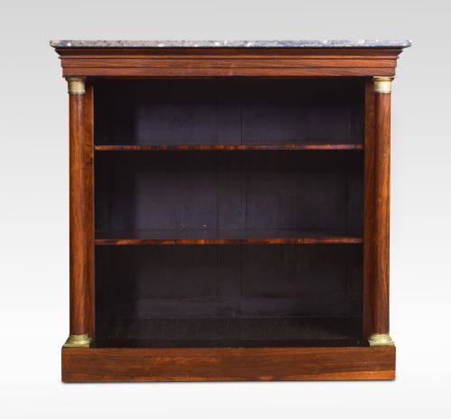 Regency Rosewood Open Bookcase