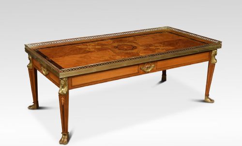 Walnut Inlaid Coffee Table