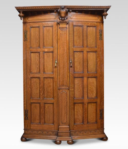 Carved Oak Hall Robe