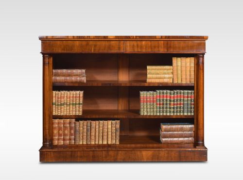 Regency Rosewood Open Bookcase