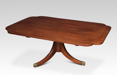 Mahogany Inlaid Coffee Table