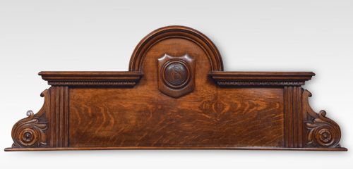 Oak Overdoor Pediment