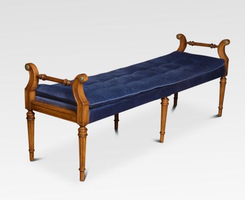 Louis XVI Style Oak Window Seat