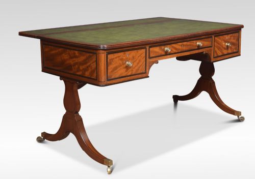 Regency Mahogany Library Table