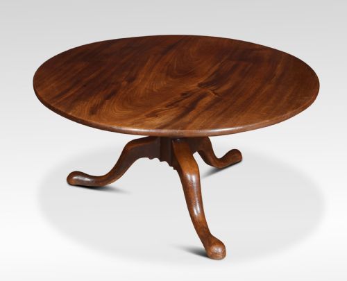 George III Mahogany Tripod Coffee Table