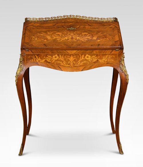 Rosewood Inlaid Bureau De Dame