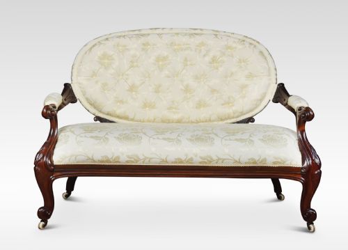 19th Century Rosewood Framed Settee
