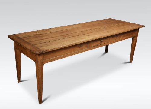 Large Oak Farmhouse Kitchen Dining Table