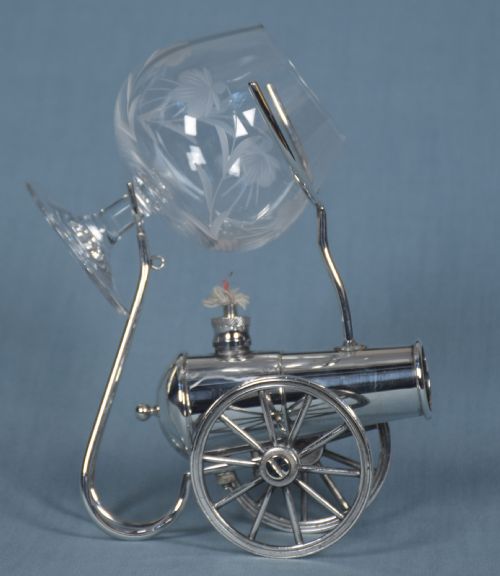 A Silver Plated Brandy Warmer